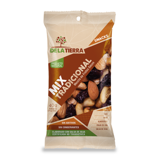distribuidora alimentos Snacks De La Tierra Uruguay frutos secos