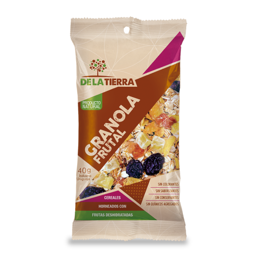 distribuidora alimentos Snacks De La Tierra Uruguay granola frutal