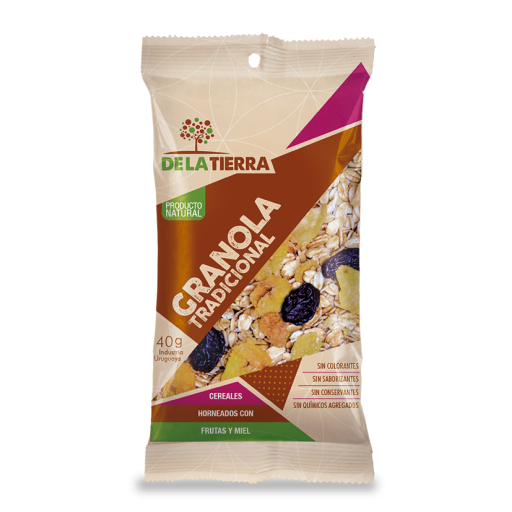 distribuidora alimentos Snacks De La Tierra Uruguay granola tradicional