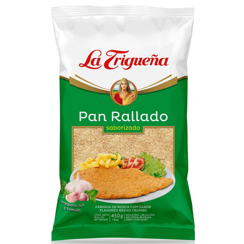 PAN RALLADO LA TRIGUEÑA Saborizado 450g